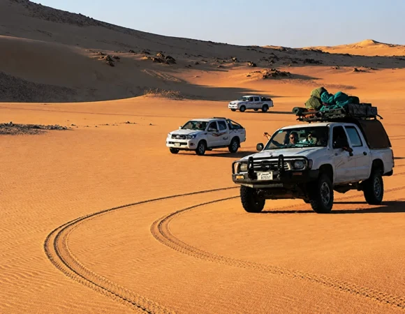 Desert Safari with Sandboarding & Sunset